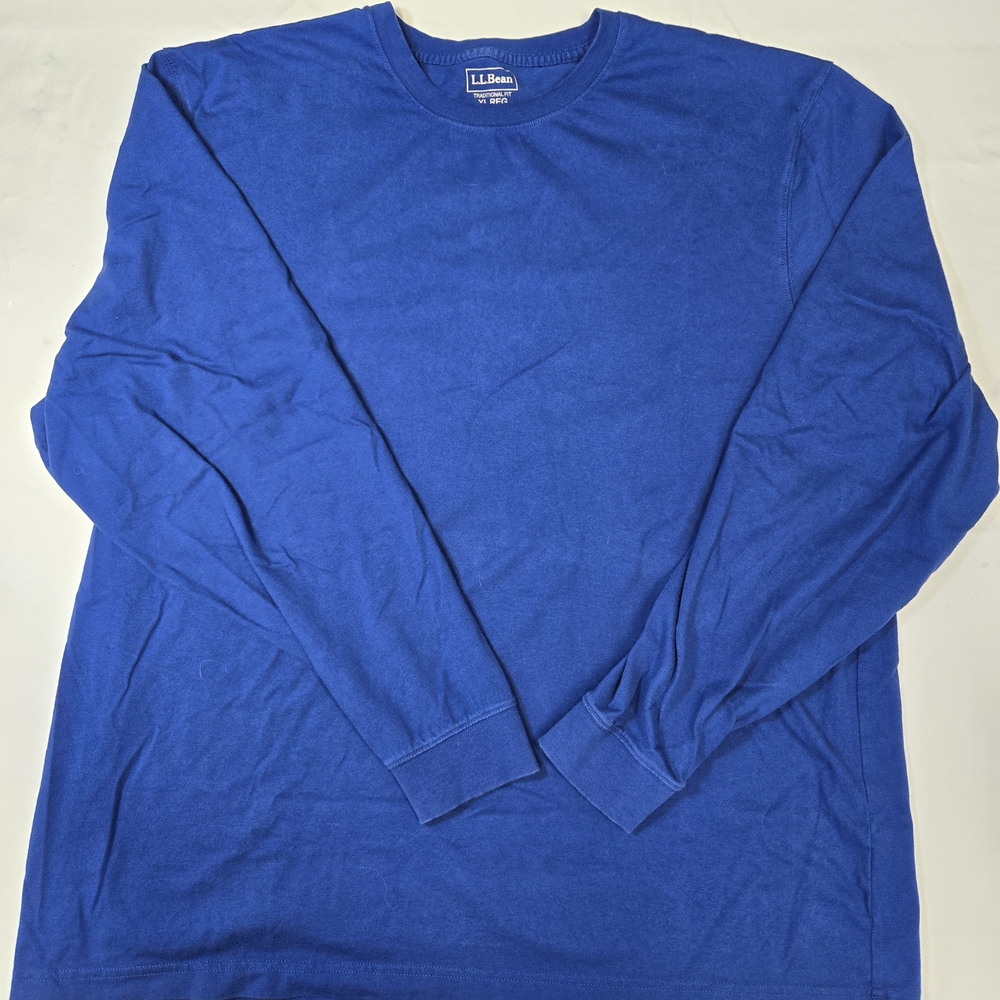 L.L. Bean Men's Blue Long Sleeve Shirt
